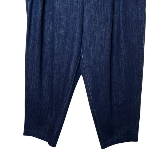 J. Crew Barrel Wide Leg High Rise 1984 Collection Dark Wash Women’s Jeans Sz 32 - Picture 6 of 12